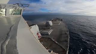 See Tomahawk missile strike a ship [upl. by Derfnam]