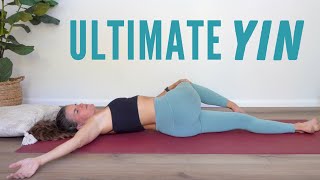 The Ultimate Yin Yoga Class 1Hr Deep Stretch for Mind amp Body No Props [upl. by Grassi]