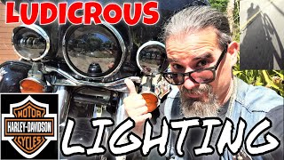 The Best HARLEY Davidson HEADLIGHT Upgrade An INSTALLATION For HARLEY Davidson TOURING Motorcycles [upl. by Dnomal599]