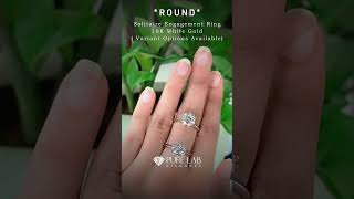 ROUND Solitaire Engagement Rings [upl. by Aenotna]