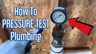 How to Pressure Test Plumbing [upl. by Nadya]