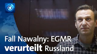 Vergiftung von Nawalny EGMR verurteilt Russland [upl. by Dehsar212]