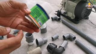 Cara Pasang Pam Air Rumah  Pejabat  How To Install Water Pump DIY by HafizHaripin [upl. by Neesay]