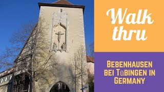 Walking through Bebenhausen bei Tübingen in GERMANY [upl. by Eyaf]