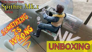 118 Spitfire MkI 21st Century Toys UNBOXING [upl. by Analaj35]