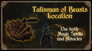 Demons Souls Remake  Talisman of Beasts  Use both Magic Spells and Miracles [upl. by Bertila362]