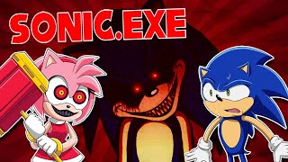 ShEs MiNe NoW Sonic amp Amy play Sonicexe fan game [upl. by Ecilayram924]