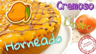 Original Cheesecake de Mango  Horneado y Sabroso [upl. by Sorce]