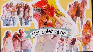 Holi celebration at SNGNC IGMC Shimla💕 medical student [upl. by Robenia]