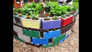 35 Beautiful Cinder Block Garden Design Ideas [upl. by Airehtfele]