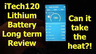 Lithium Battery Long Term Review  itechworld 120 Under Bonnet Installation [upl. by Grega]