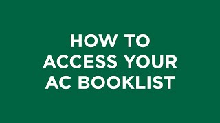 How to get your Algonquin College Booklist [upl. by Akired927]