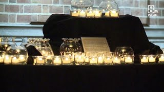 Domestic violence victims honored with candlelight vigil [upl. by Eachelle]