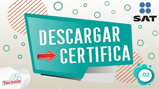 Como descargar y abrir Certifica SAT  Para efirma y sellos digitales [upl. by Nnav438]