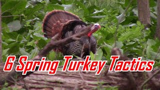 6 Spring Turkey Hunting Tactics To Get a Big GOBBLER [upl. by Gibun126]