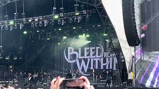 Bleed from within ft Rob amp Romesh Enter sandman Download festival 2024 150624 [upl. by Ursas]