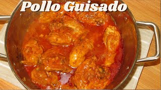 Como Hacer un Rico y Fácil Pollo Guisado Jugoso y con sazón delicioso [upl. by Manon513]