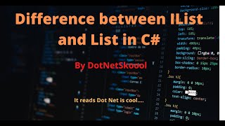 List vs IList in C [upl. by Nadya777]