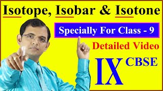 Isotope Isobar amp Isotone  Class 9 Detailed Video  Full Concept [upl. by Menides579]