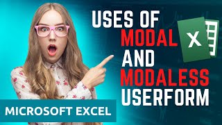 Excel VBA Uses of Modal and Modales Userform by Code with JSA [upl. by Rinee]