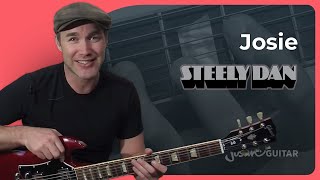 Josie by Steely Dan  Larry Carlton  Guitar Lesson [upl. by Sualohcin223]