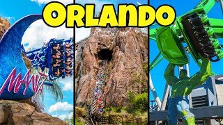 Top 10 Fastest Rides amp Roller Coasters in Orlando  Disney World Universal Orlando amp SeaWorld [upl. by Hermie807]