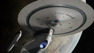 USS Excelsior NCC2000  Ambient Tour  A Star Trek Fan Animation [upl. by Rabbi632]