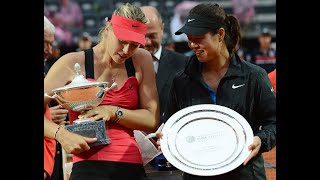 Maria Sharapova vs Li Na  Trophy Ceremony  2012 Rome [upl. by Burkhart803]