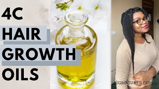 7 Best Oils for Natural 4c Hair Growth IGBOCURLS [upl. by Mide]