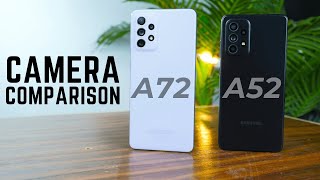 Samsung Galaxy A72 VS Galaxy A52 Camera Comparison [upl. by Azenav]