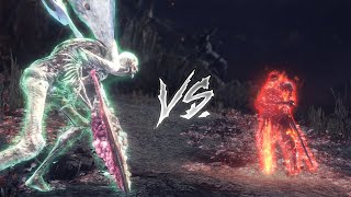 Orphan of Kos VS Soul of Cinder  Dark Souls 3 X Bloodborne Boss VS Boss [upl. by Lletnahs]