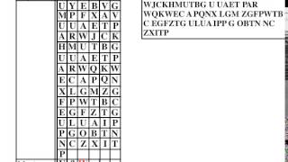 Polyalphabetic Part 1  Vigenere Encryption and Kasiski [upl. by Treblih]