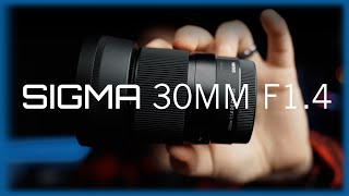 Sigma 30mm F14 DC DN C Review  A Must Have APSC Lens 2021 [upl. by Nyleak]