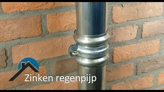 Zinken regenpijp monteren [upl. by Kanor]