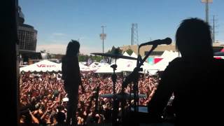 Falling in Reverse  Sink Or Swim LIVE  Warped Tour 2012 Denver CO [upl. by Einnaf]