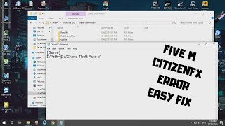 FiveM Fix Error  Could Not Find Game Executable  CitizenFX File NEW FIX LINK IN THE DESCRIPTION [upl. by Odlavso196]