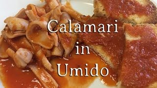 COME FARE I CALAMARI IN UMIDO COME QUELLI DEL RISTORANTE [upl. by Mullane]