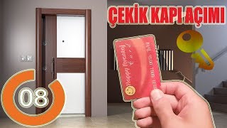 8 SANİYEDE ANAHTARSIZ KAPI AÇMA KARTLA KAPI AÇMA [upl. by Astrix]