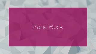 Zane Buck  appearance [upl. by Lissy]