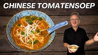 Hoe maak je Chinese tomatensoep recept zoals van de afhaalchinees [upl. by Dorkas]