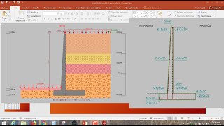 DISEÑO DE MURO DE CONTENCIÓN EN VOLADIZO UTILIZANDO EL PROGRAMA CYPE [upl. by Assyn]