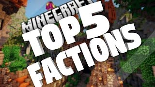 Top 5 Factions Plugins  Minecraft [upl. by Aihtenak]