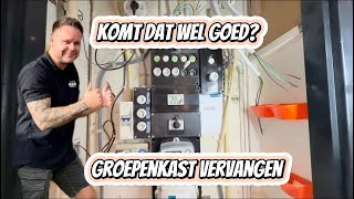 3 fase groepenkast plaatsen in hoofddorp  Elektricien  XL video 8 [upl. by Yremrej]