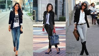 17 Black Blazer Outfit Ideas [upl. by Amekahs]