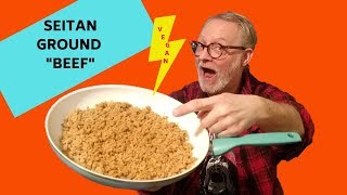 KETO SEITAN GROUND quotBEEFquot DELICIOUS HIGH PROTEIN VEGAN CRUMBLES [upl. by Peedsaj]