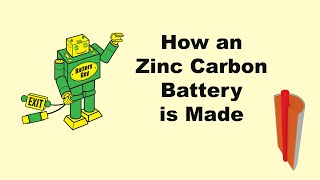 How a Zinc Carbon Battery is Made [upl. by Yenots]