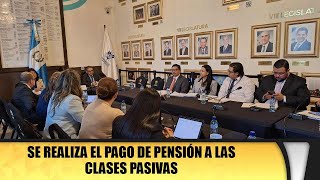 Se realiza el pago de pensión a las clases pasivas [upl. by Desi]