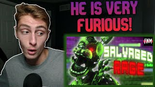 DOOR JAM FNAF SONG quotSalvaged Ragequot ANIMATED  REACTION [upl. by Narah50]