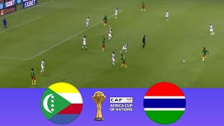 🔴 LIVE Comoros vs Gambia  TotalEnergies AFCON 2025 Qualifiers  LIVE Streaming Now [upl. by Gaddi747]