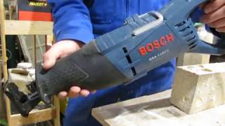 Bosch GSA1100E reciprocating saw review [upl. by Warton941]